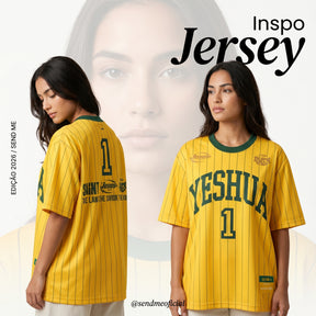 Camisa Copa 2026 / YESHUA AMARELA  (OVER SIZED)