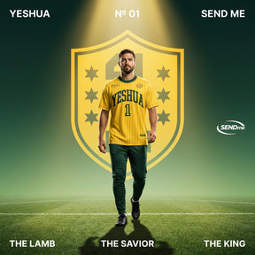 Camisa Copa 2026 / YESHUA AMARELA  (OVER SIZED)
