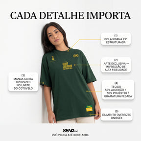 Camisa Copa 2026 / A COPA É DO MUNDO, MAS O MUNDO É NOSSO  (OVER SIZED)