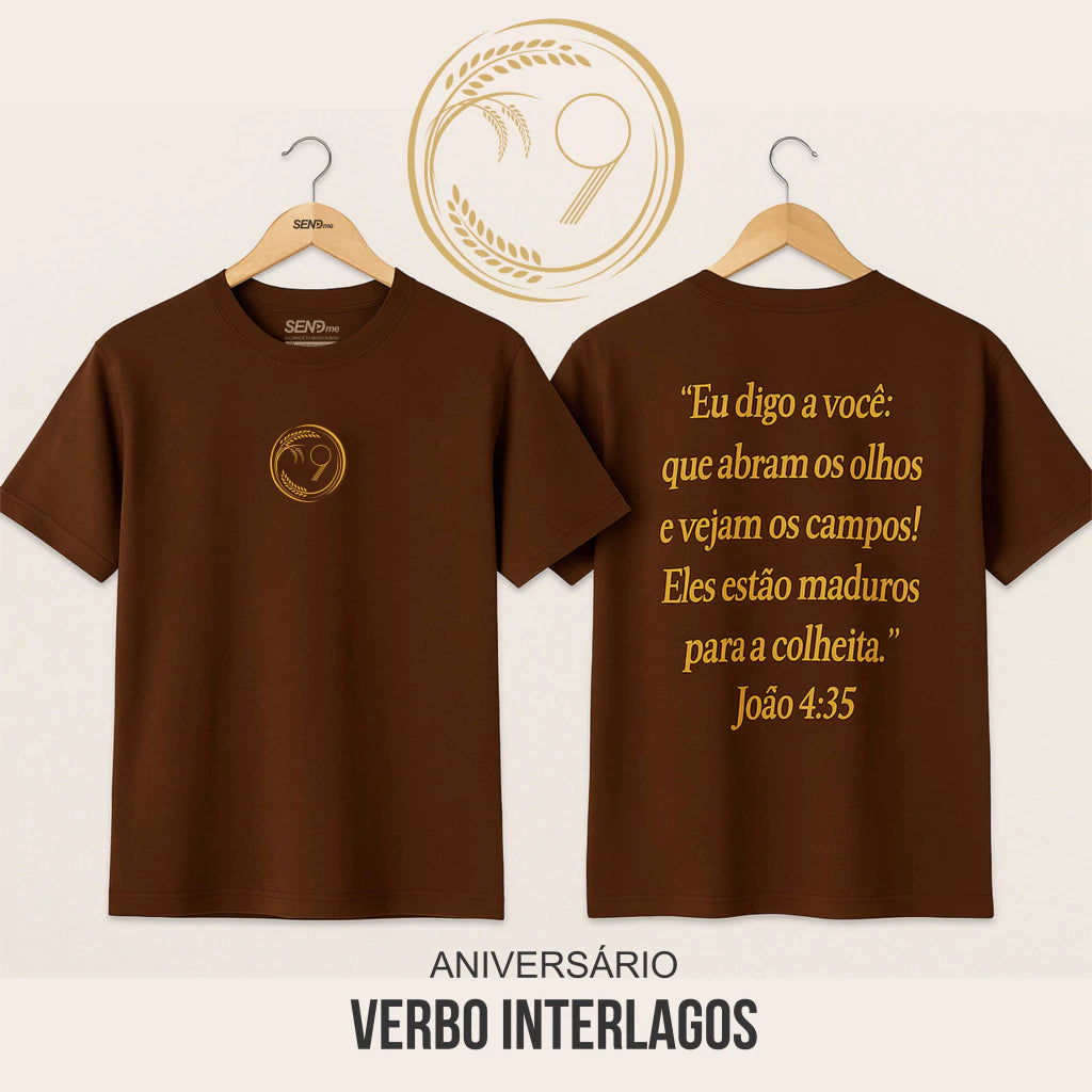 CAMISETA VERBO INTERLAGOS 9 ANOS - EDIÇÃO LIMITADA  (BÁSICA)