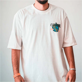 Camiseta Be Brave Conf. Assim Na Terra Como No Céu (OVER SIZED)