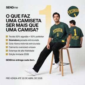 Camisa Copa 2026 / YESHUA VERDE (OVER SIZED)