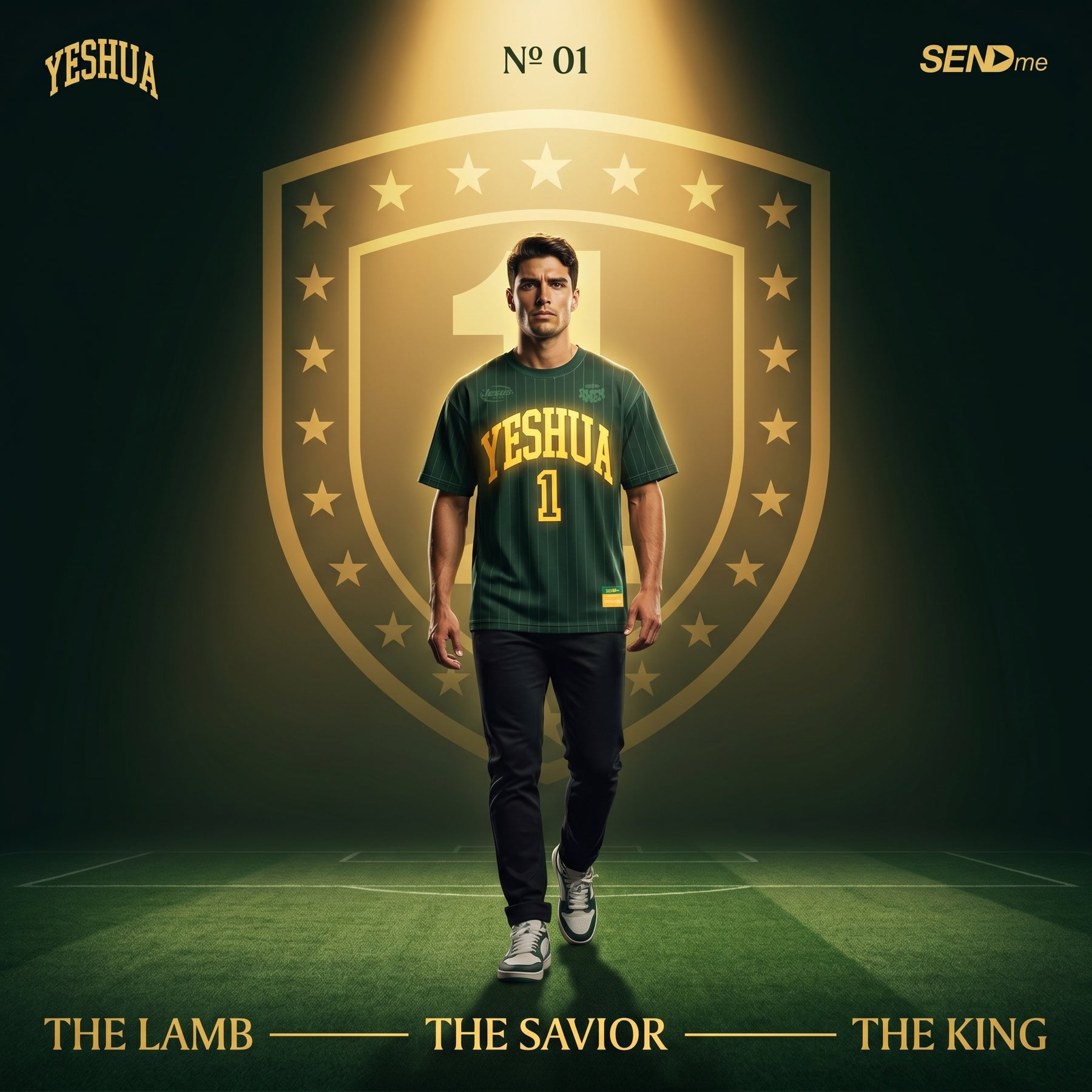 Camisa Copa 2026 / YESHUA VERDE (OVER SIZED)