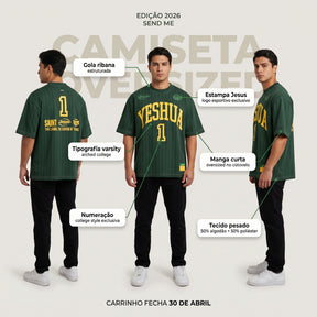 Camisa Copa 2026 / YESHUA VERDE (OVER SIZED)