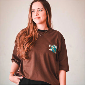 Camiseta Be Brave Conf. Assim Na Terra Como No Céu (OVER SIZED)