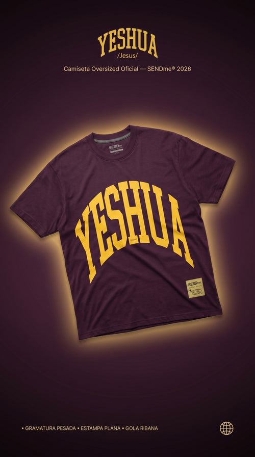 Camisa Yeshua Roxa (OVER SIZED)