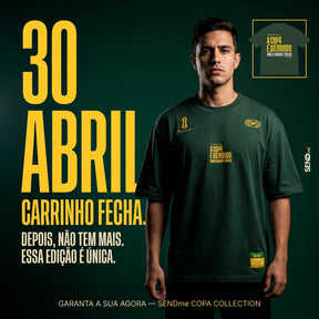 Camisa Copa 2026 / A COPA É DO MUNDO, MAS O MUNDO É NOSSO  (OVER SIZED)