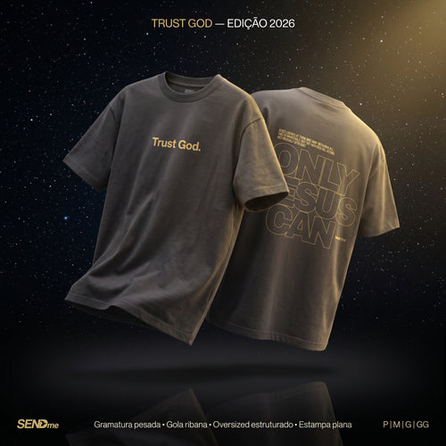 Camisa ONLY JESUS CAN (OVER SIZED)