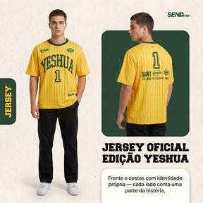 Camisa Copa 2026 / YESHUA AMARELA  (OVER SIZED)