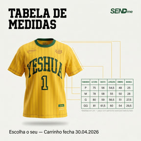 Camisa Copa 2026 / YESHUA AMARELA  (OVER SIZED)