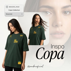 Camisa Copa 2026 / A COPA É DO MUNDO, MAS O MUNDO É NOSSO  (OVER SIZED)